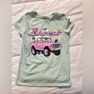 Girls Mint Green Bronco Graphic T-Shirt
